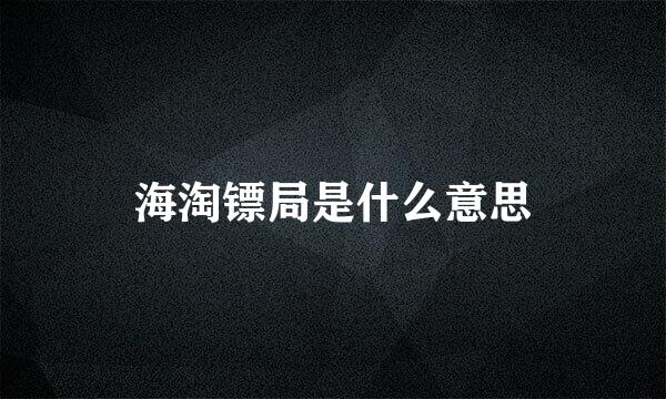 海淘镖局是什么意思