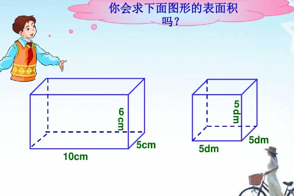 正方体表面积公式计算公式