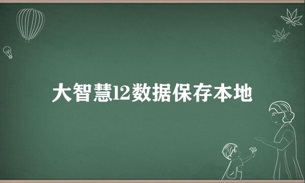 大智慧l2数据保存本地