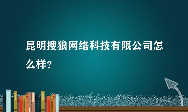 昆明搜狼网络科技有限公司怎么样？