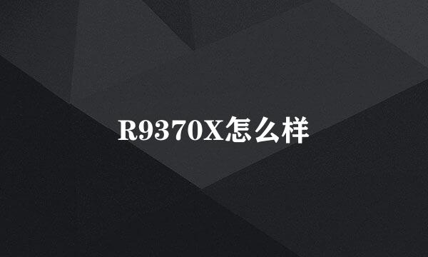 R9370X怎么样