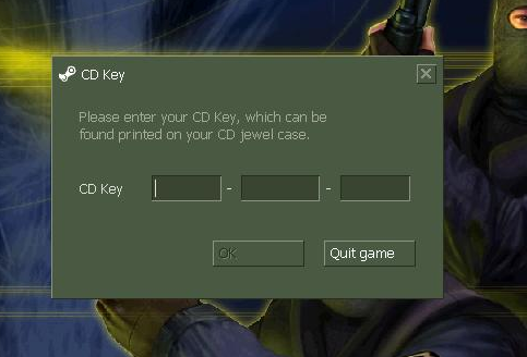 CS1.6 CD-key