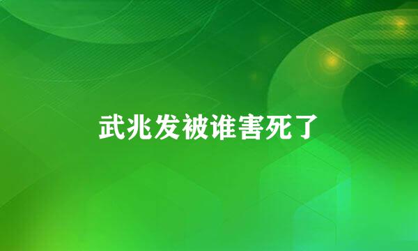 武兆发被谁害死了