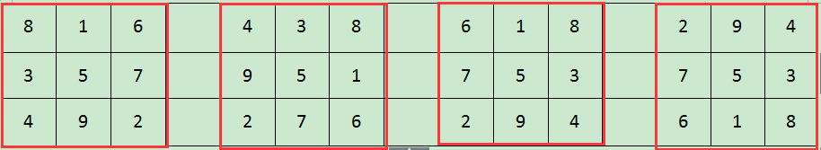 1到9的九宫格怎么填？