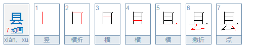 县字部首是什么