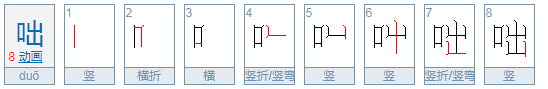 咄咄的读音是什么