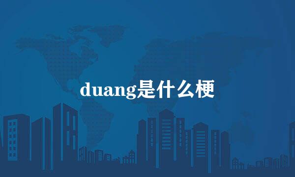 duang是什么梗