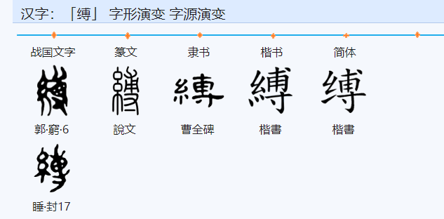 缚，字怎么组词？