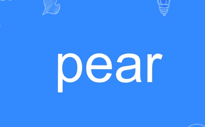 pear是什么意思