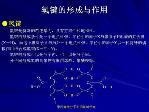 什么是氢键受体和氢键供体？