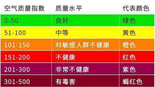 计入空气污来自染指数的项目