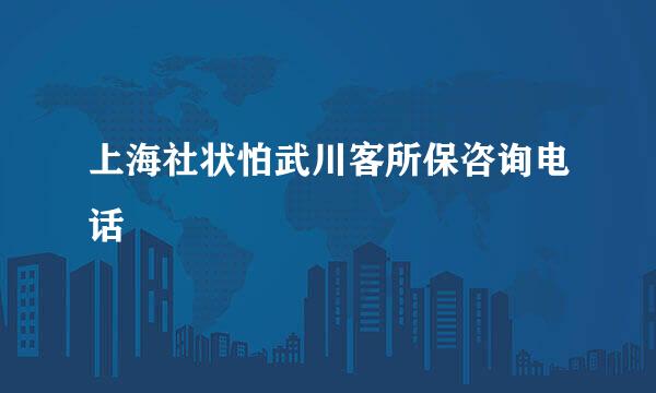 上海社状怕武川客所保咨询电话