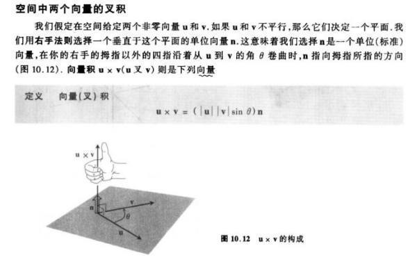 什么是空来自间向量的右手法则?