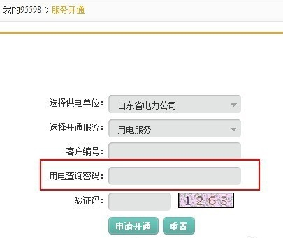 如何获取电费网上查询密码