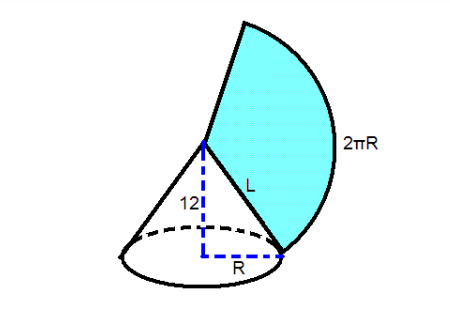圆锥表面积公式