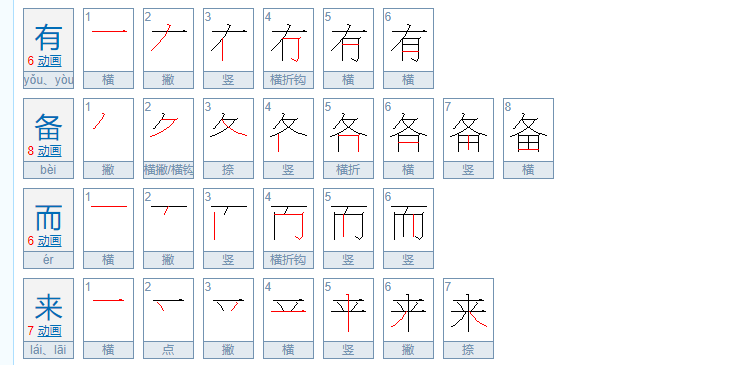 有备而来是什么意思