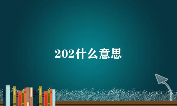 202什么意思