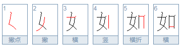 “如”字的组词有哪些?