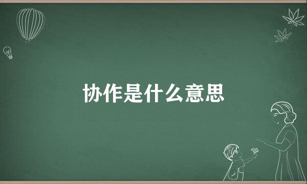 协作是什么意思