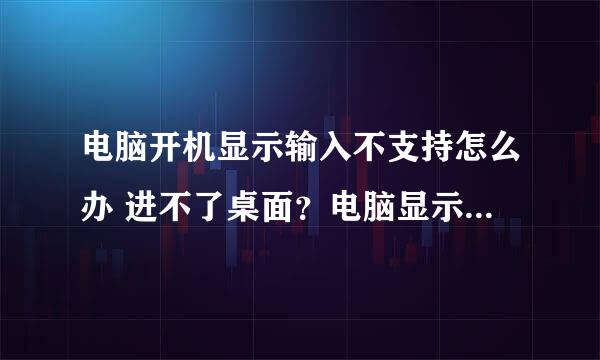 电脑开机显示输入不支持怎么办 进不了桌面？电脑显示输入不支持，无法进入系统