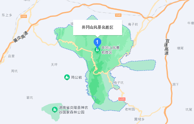 井冈山在哪个省