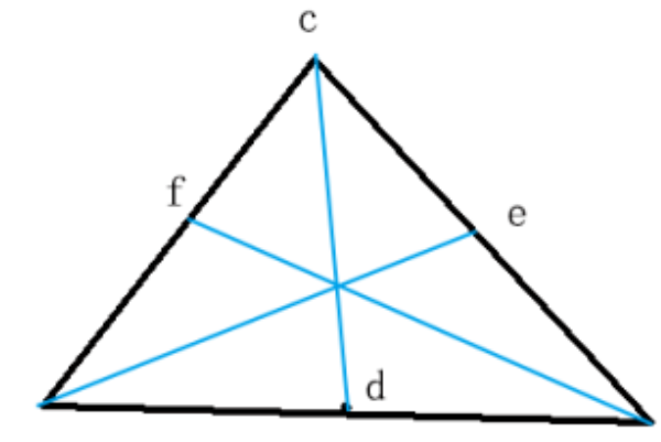 三角形的中线定义
