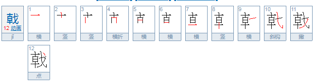 戟怎么读？