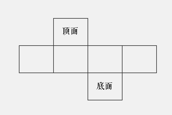 长方体展开的11个平面图