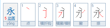 永的拼音