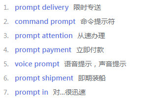 prompt是什么意思