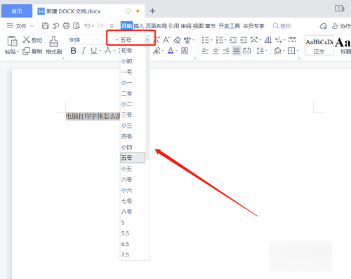 word怎么把字体变大