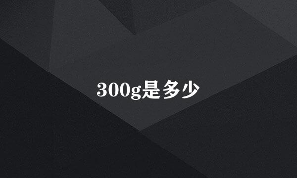 300g是多少