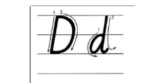 d的正确写法是什么？