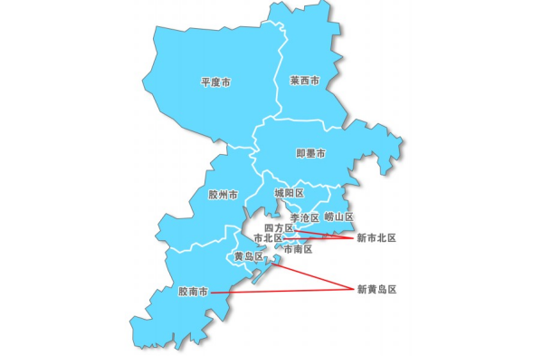 青岛高新区范围