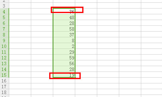 EXCE来自L表格里怎么一列数字求和？