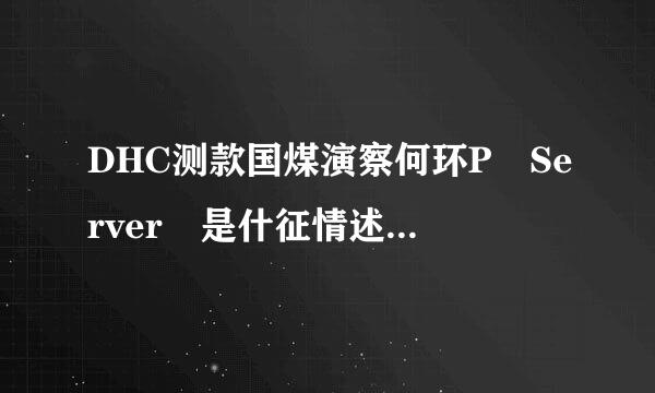 DHC测款国煤演察何环P Server 是什征情述么意思?