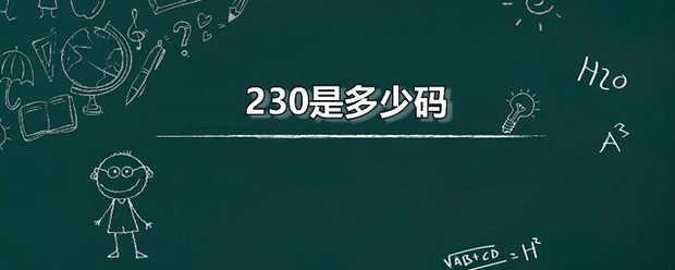 230是多少码