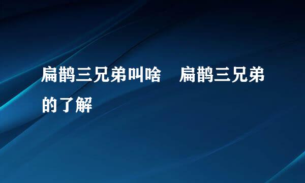 扁鹊三兄弟叫啥 扁鹊三兄弟的了解