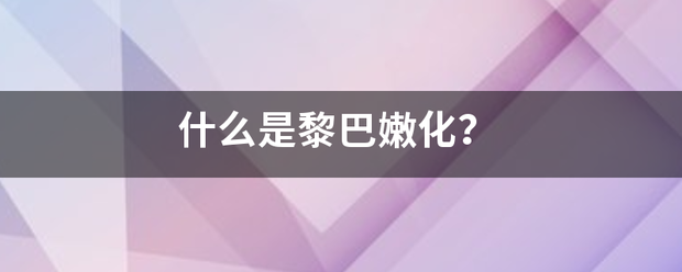 什么是黎巴嫩化？来自