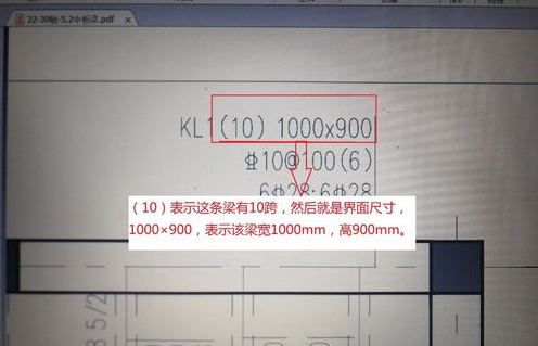 框架梁钢筋标注详解