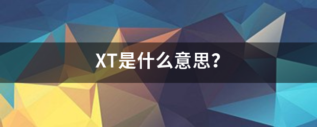 XT是什么意思？