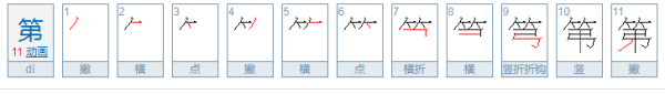 “第”和“笫来自”的区别