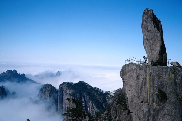 黄山奇石图片