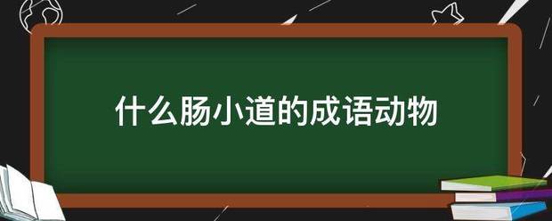 什么肠走少备等助轴志小道的成语动物