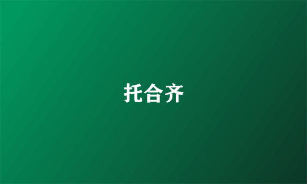 托合齐