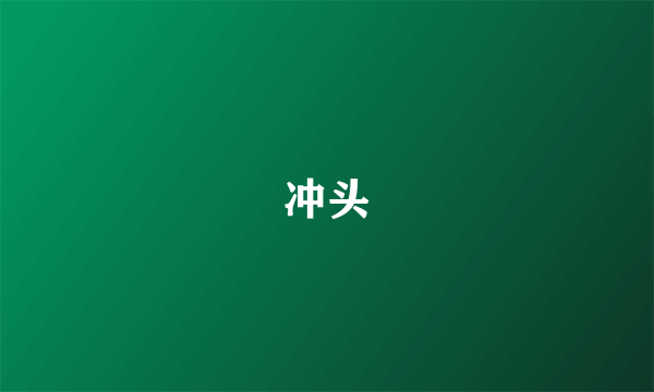 冲头