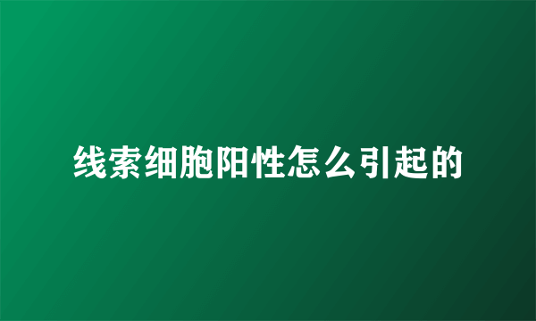 线索细胞阳性怎么引起的