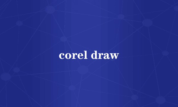 corel draw