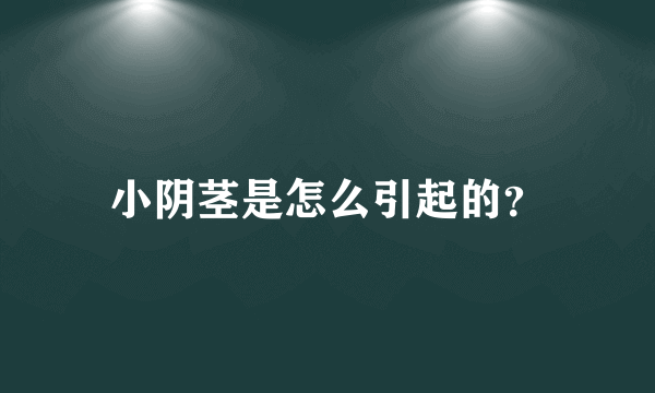 小阴茎是怎么引起的？