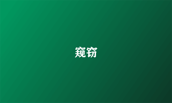 窥窃